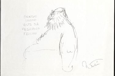 Los dibujos que retratan el mundo erótico de Federico Fellini