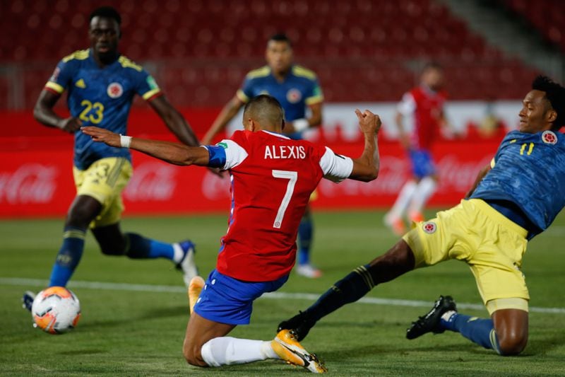 Alexis Sánchez le convierte a Colombia en 2020.