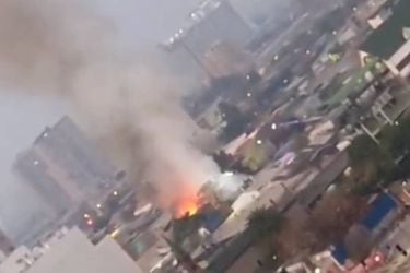 Incendio en cité de Santiago Centro deja dos fallecidos y 50 personas damnificadas