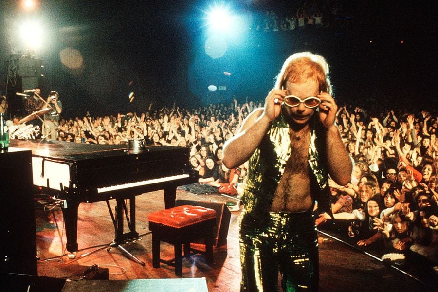 Elton John On Stage