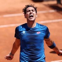 ATP destaca la emotiva celebración de Alejandro Tabilo en su triunfazo en el ATP de Roma