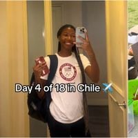 Atleta estadounidense de los Panamericanos 2023 prueba el completo chileno: “¡Me encantó!”