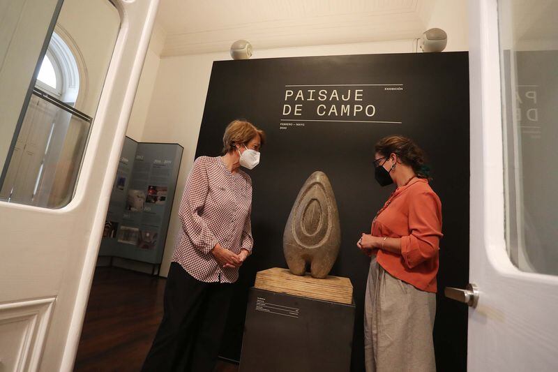 Paisaje de campo, exposición disponible en el Centro de Extensión Palacio Pereira. Curatoría de Catalina Valdés Echeñique