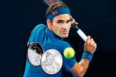 Roger Federer, moneda