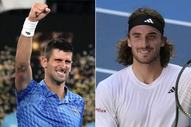 Novak Djokovic y Stefanos Tsitsipas se enfrentarán en la final del Abierto de Australia.