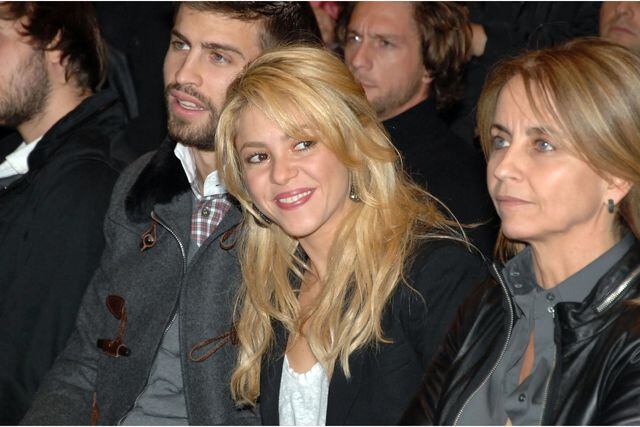 Gerard Piqué, Shakira y Montserrat Bernabeu