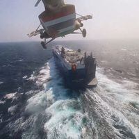 Un buque comercial sufre daños tras sufrir el ataque de un dron en el mar Rojo