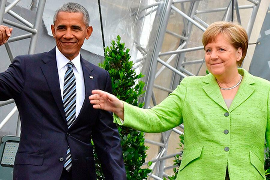 Obama y Merkel