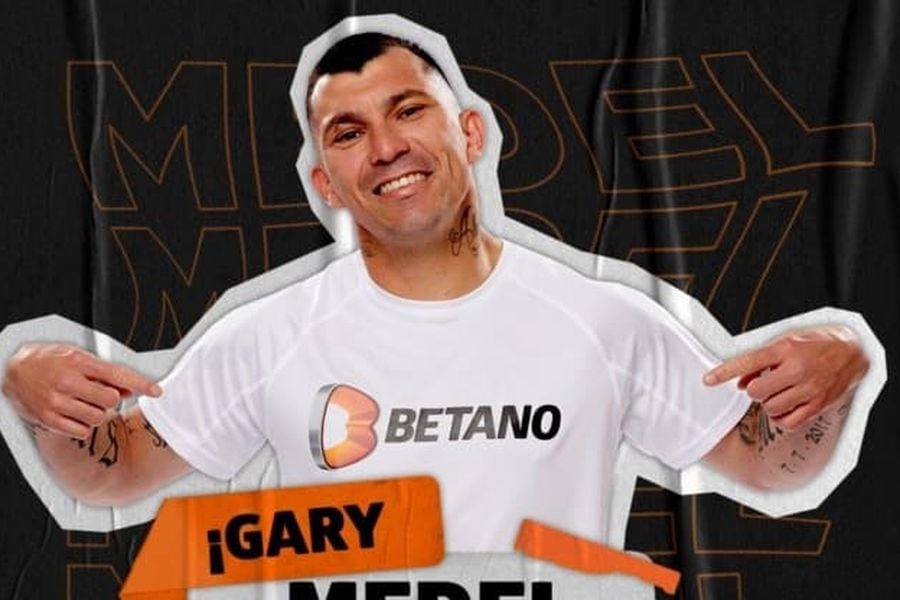 Gary Medel, como parte de la campaña de Betano.
