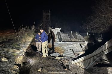 Macrozona Sur: queman casa deshabitada en la zona rural de Los Sauces