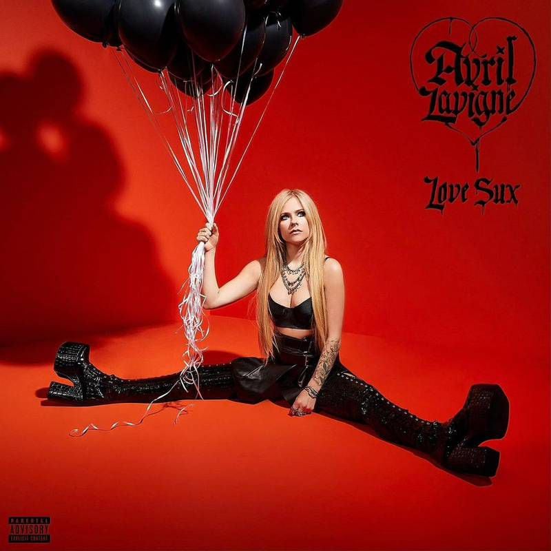 Carátula de Love Sux, último álbum de Avril Lavigne