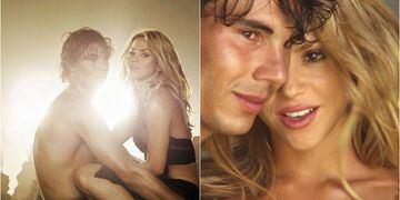Shakira y Nadal en el video de "Gitana"