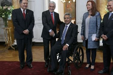 Presidente de Ecuador se reúne con Sebastián Piñera