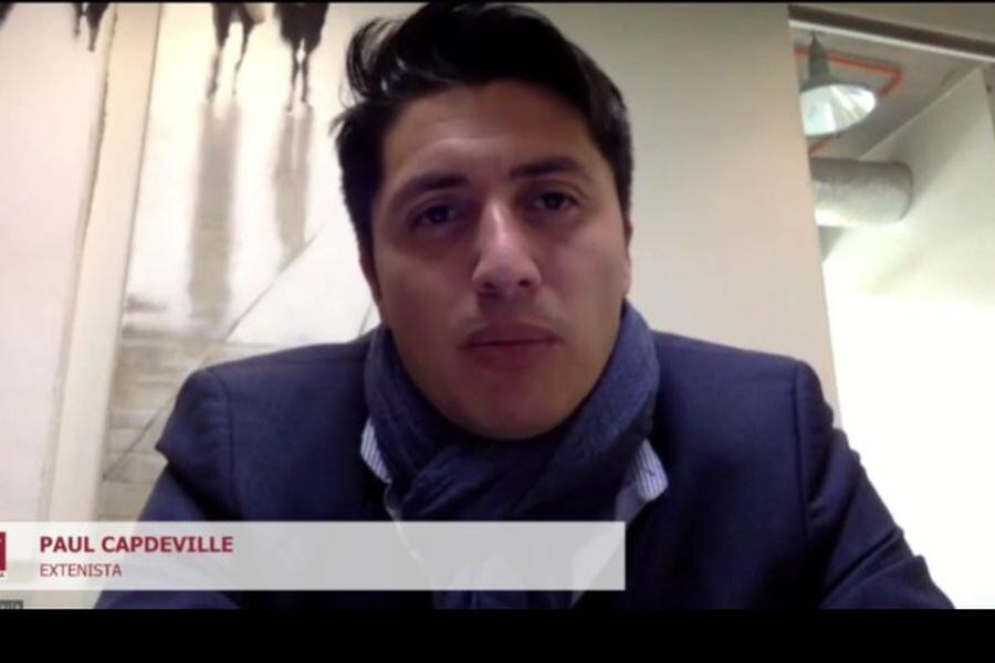 Paul Capdeville, en su paso por El diván del Kily, el programa de conversación de El Deportivo.