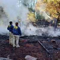 Ataque incendiario en Lautaro termina con 14 máquinas quemadas