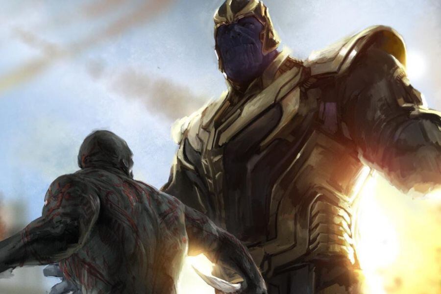 thanos vs drax