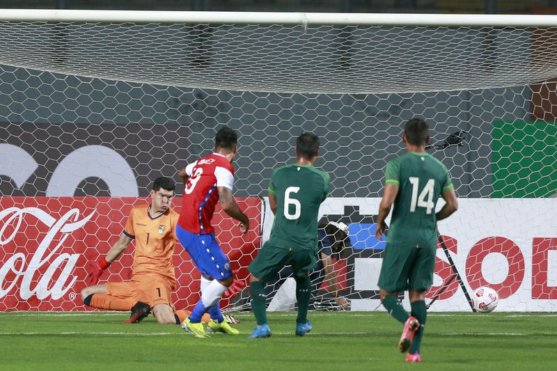 El frente a frente del partido entre Chile y Bolivia por las Eliminatorias para Qatar 2022.