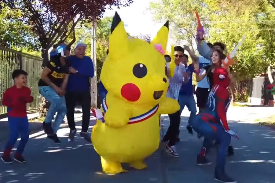 pikachu spiderman