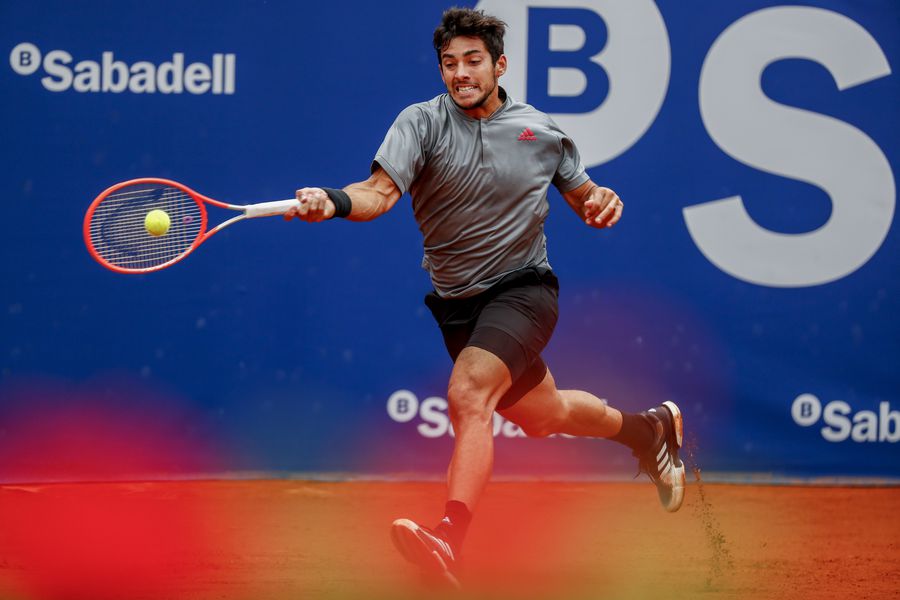 Christian Garin quedó eliminado del ATP de Barcelona tras caer contra Kei Nishikori.