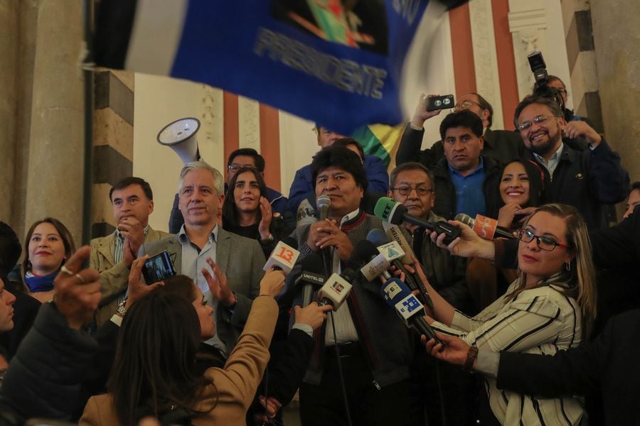 Evo Morales confía en el voto rural para evitar una segunda vuelta en Bolivia