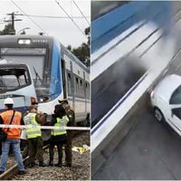 Las impresionantes imágenes que liberó EFE de las malas prácticas en cruces de trenes