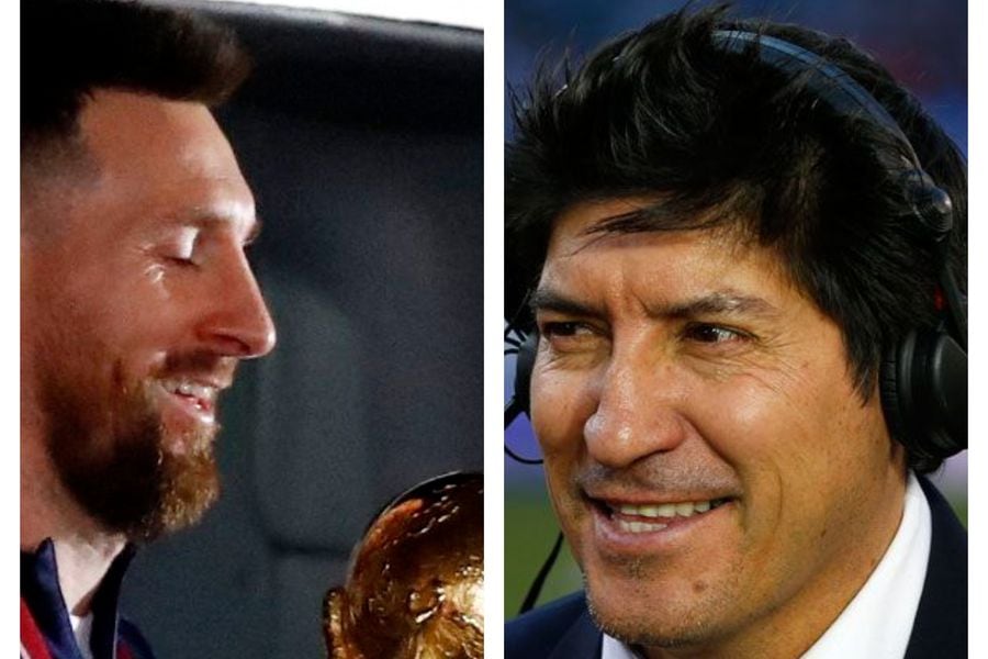 Iván Zamorano dice que Lionel Messi está a la altura de Pele y Diego Maradona.