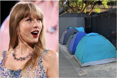 Una fiebre llamada Taylor Swift: fans acampan en estadio de Argentina a cinco meses del show