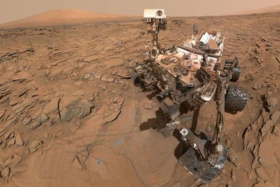 La imagen muestra al Curiosity y el nuevo Perseverance