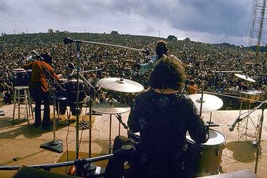 Santana Onstage At Woodstock