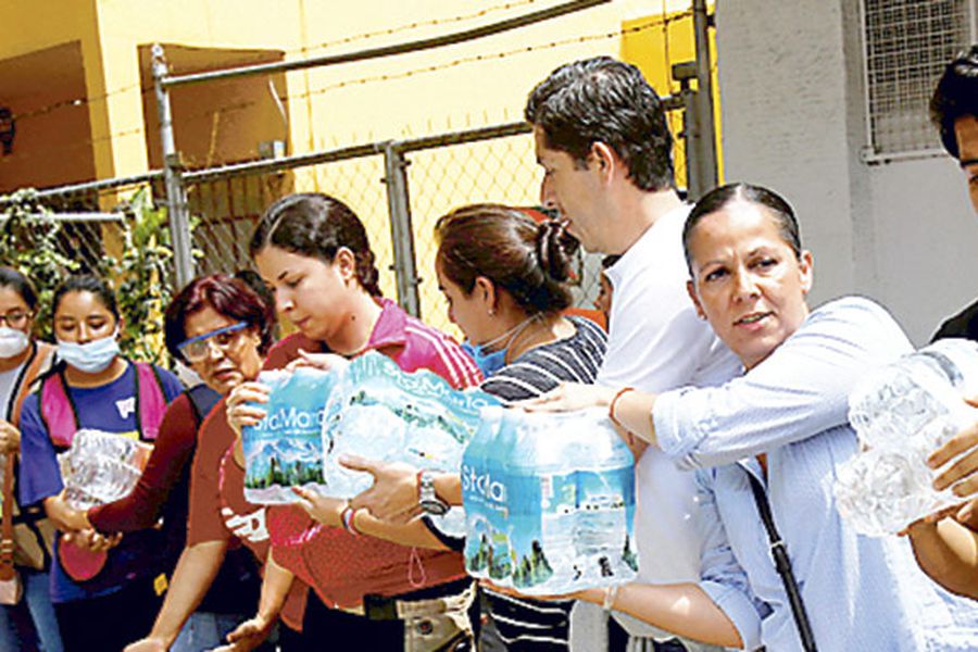 donaciones de agua, méxico