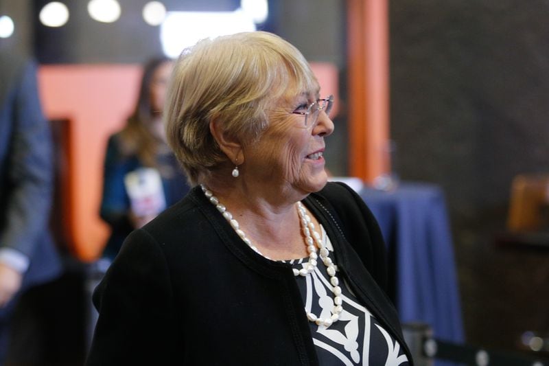 La expresidenta Michelle Bachelet asistió al Encuentro Nacional de La Empresa (Enade) en su versión 2023