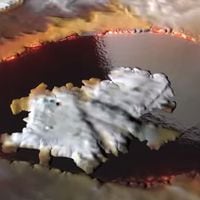 Nasa publica asombroso video de un lago de lava reflectante en infernal luna de Júpiter