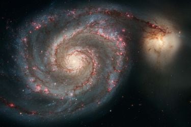 La impresionante e inédita fotografía de la galaxia del Remolino que captó la NASA