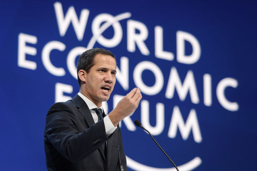Guaidó Davos