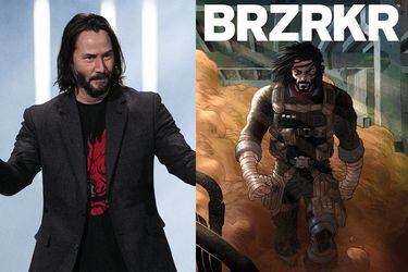 Keanu Reeves protagonizará una película y una serie de anime basada en su comic Brzrkr