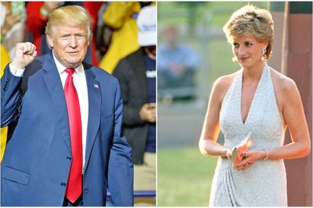 Donald Trump y Diana de Gales