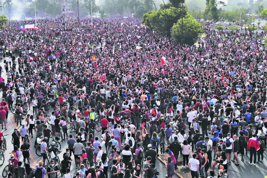 Manifestaciones en Santiago