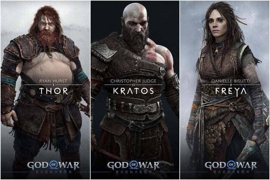 Imágenes muestran como lucirán Thor, Freya y otros personajes en God of War:  Ragnarok - La Tercera