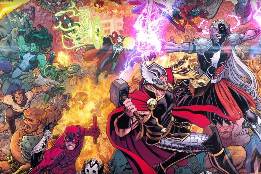 Marvel Comics presentó el teaser de War of the Realms, su nuevo evento