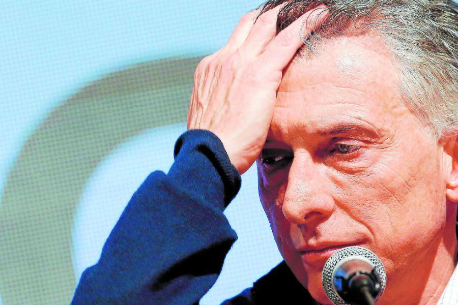 Mauricio Macri tras reconocer la derrota en las primarias de Argentina.