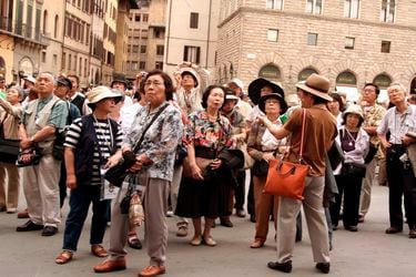 chinos turistas