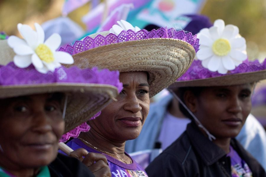 Protesta de mujeres en Brasilia