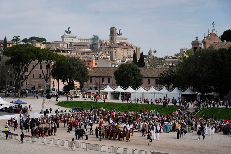 Rome’s Circus Maximus has been in the running to host the bout. PHOTO: GREGORIO BORGIA/ASSOCIATED PRESS