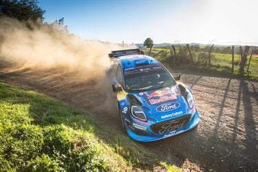 Quiere retener la corona: Ott Tänak queda líder tras una accidentada jornada del WRC Chile