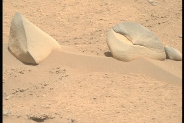 El rover Perseverance de la Nasa detecta una “aleta de tiburón” y una “garra de cangrejo” en Marte 