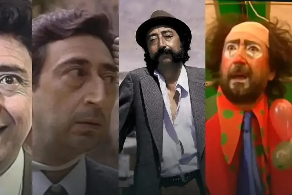 José Soza en su interpretación de distintos personajes.