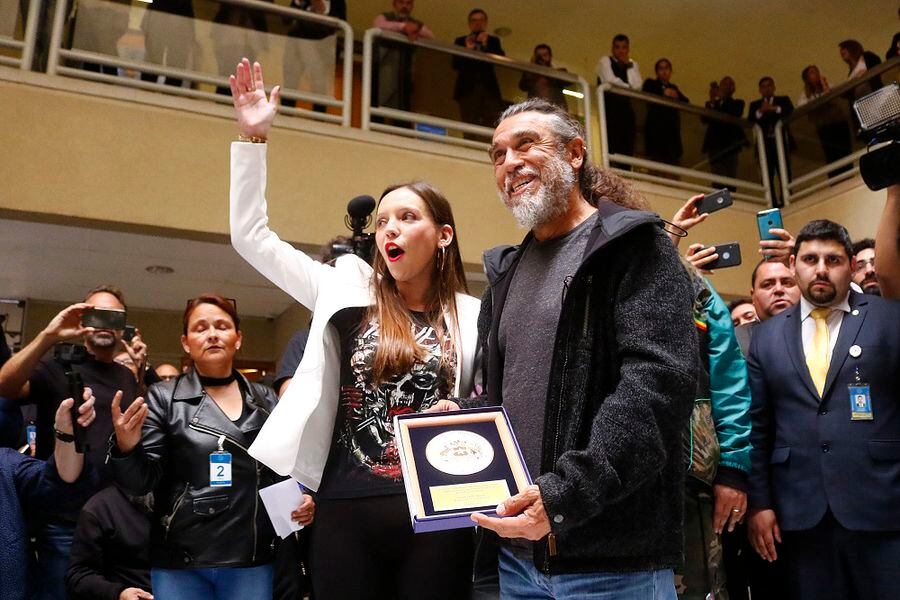 Homenaje a Tom Araya en la Camara de Diputados. 09/10/2019