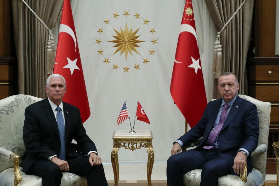 Pence y Erdogan