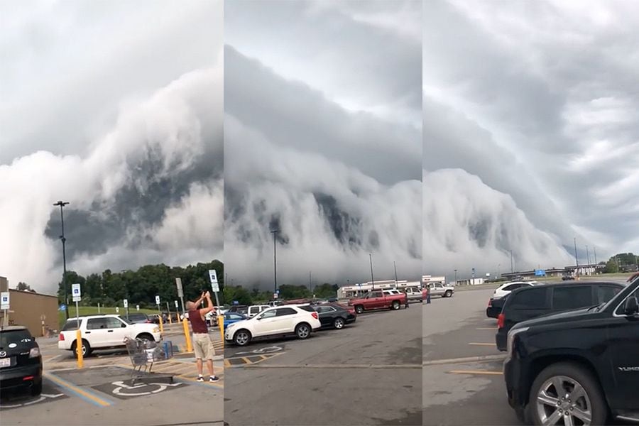 La aterradora "nube tsunami" que sorprendió a Estados Unidos La Tercera