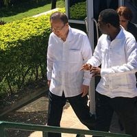 Ban Ki-moon llega a Haití para promover reconstrucción tras huracán Matthew